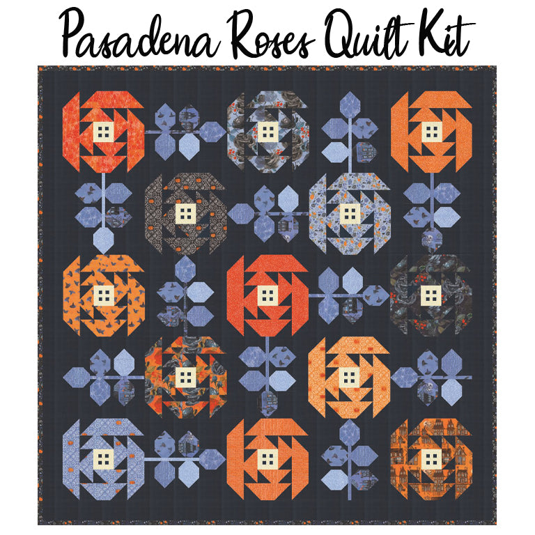 Pasadena Roses Quilt Kit with Coven from Moda