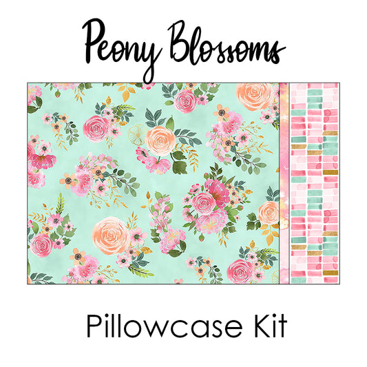 Peony Blossoms Pillowcase Kit from Wilmington