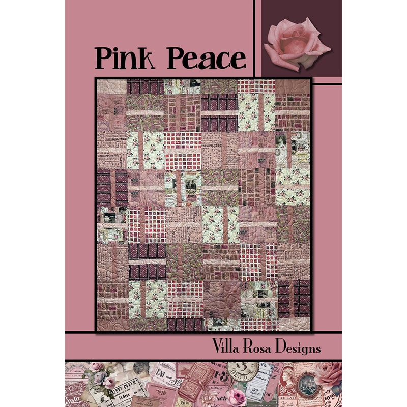 Pink Peace Quilt Pattern PDF Download