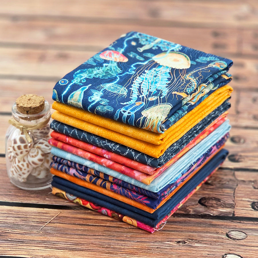 Port Aransas Sunset – FWFS Exclusive 9 Piece Fat Quarter Bundle