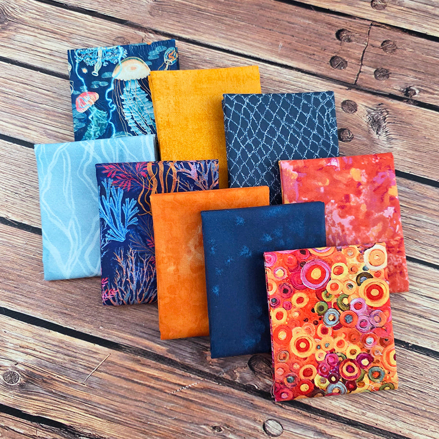 Port Aransas Sunset – FWFS Exclusive 9 Piece Fat Quarter Bundle