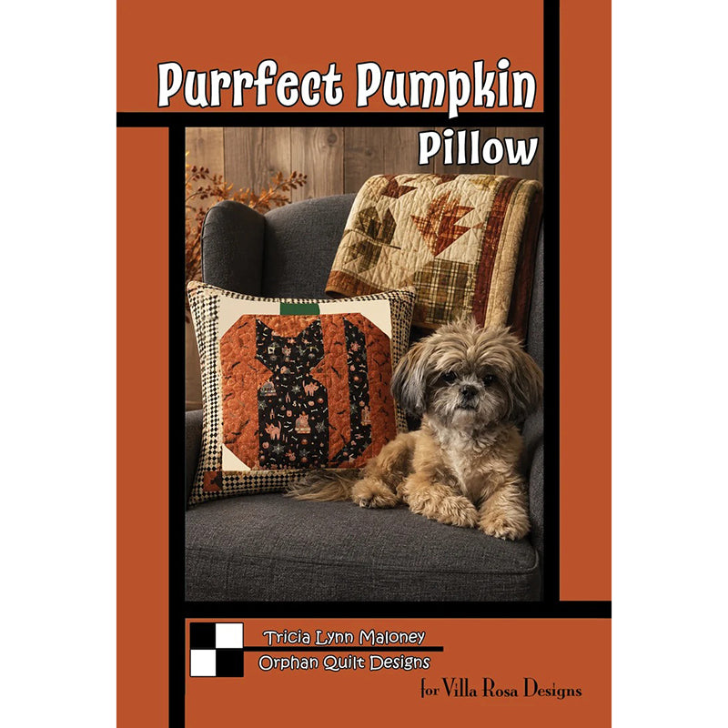Purrfect Pumpkin Pillow Pattern