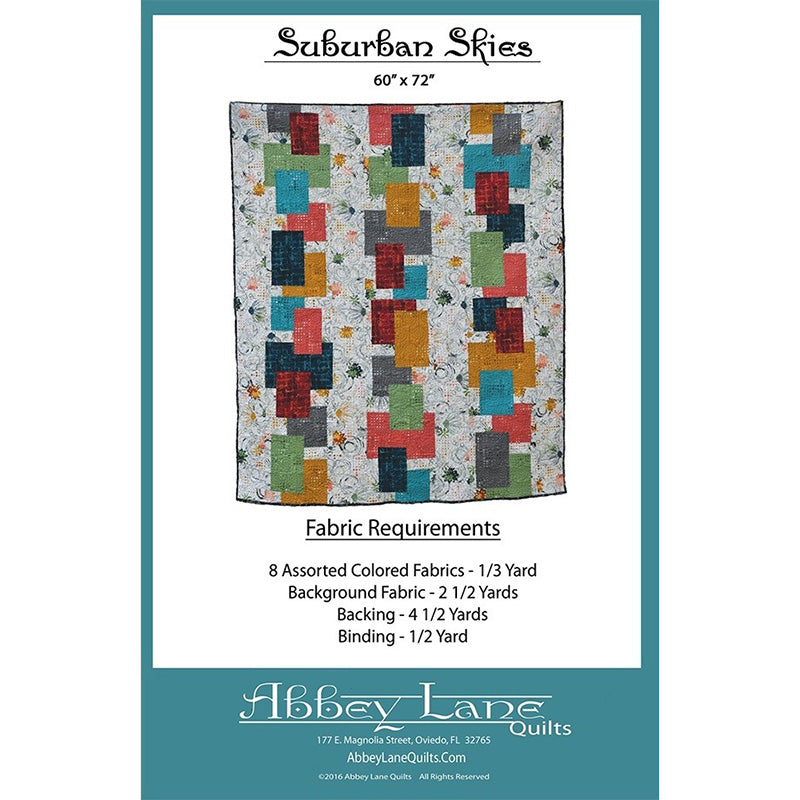 Suburban Skies Quilt Pattern by Abbey Lane Quilts PDF Download