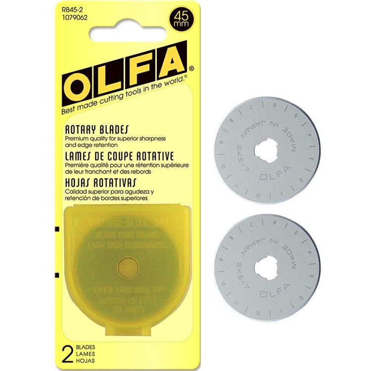 Olfa 45MM Rotary Blades 2ct
