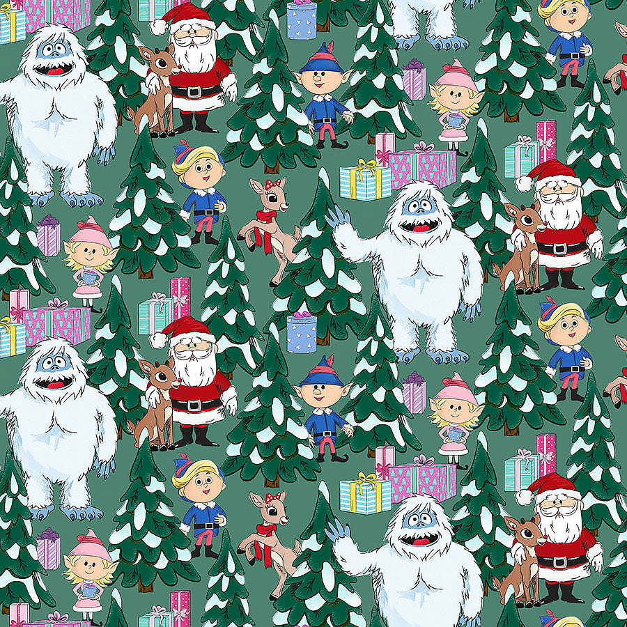 Rudolph The Red-Nosed Reindeer Scene Light Spruce