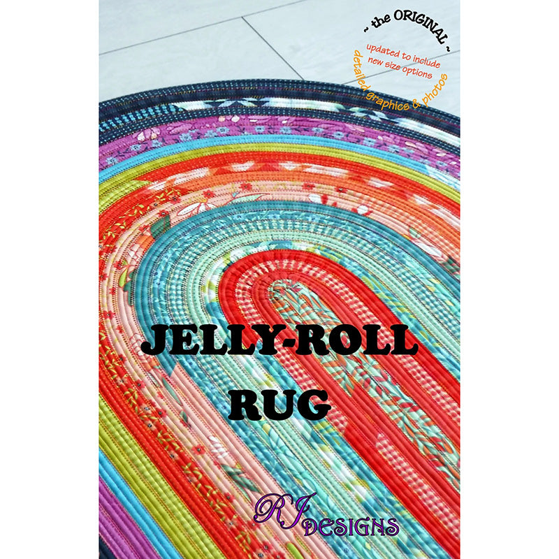 The Original Jelly Roll Rug Pattern by RJ Designs