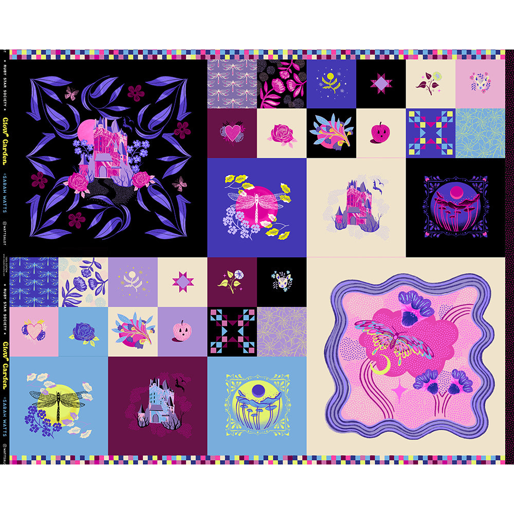 Glow Garden 36" Fairytale Panel Multi