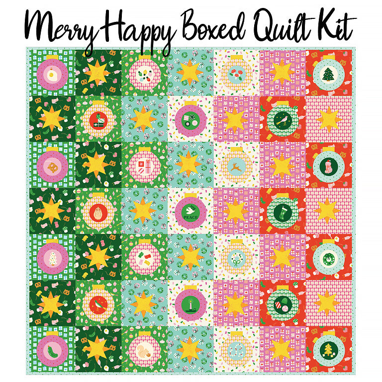 Merry Happy Boxed Quilt Kit with Merry Happy from Ruby Star Society