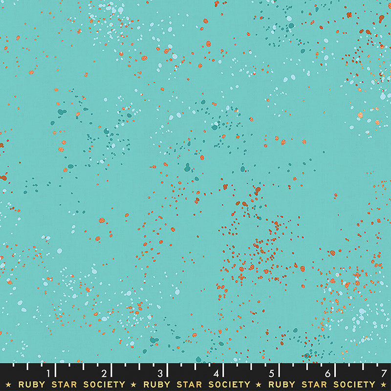 Speckled Turquoise Metallic