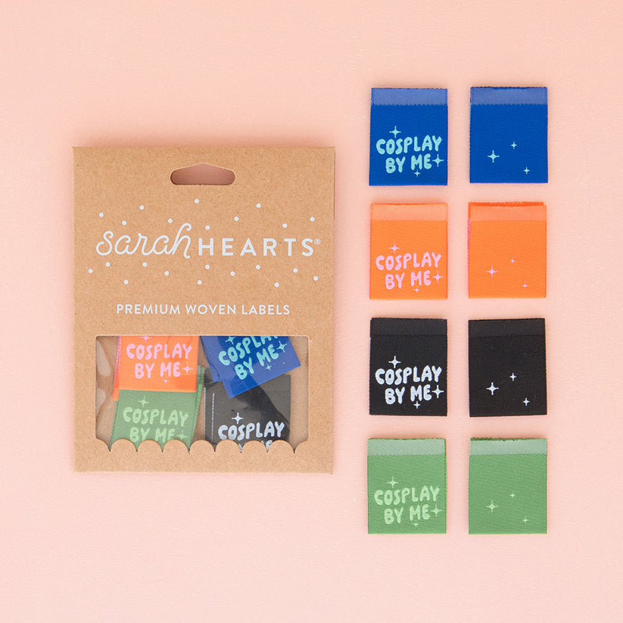 Cosplay Multipack Sew In Labels by Sarah Hearts