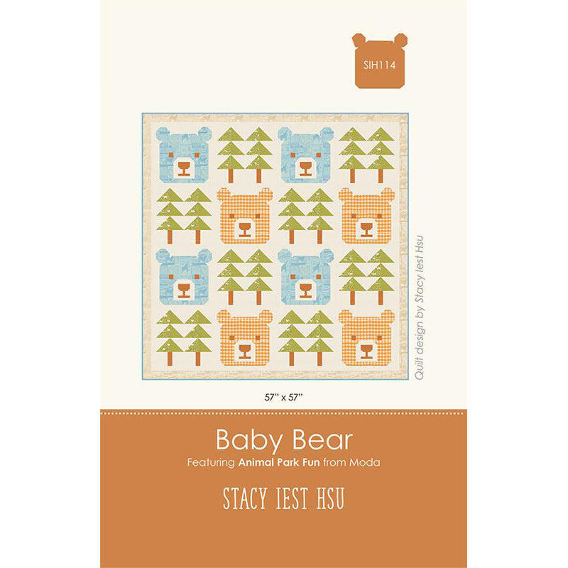 Baby Bear Quilt Pattern by Stacy Iest Hsu