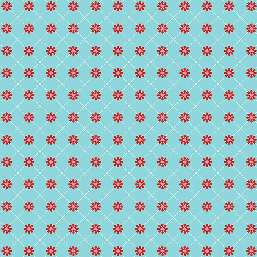 Smitten Chicken Lazy Daisy Aqua