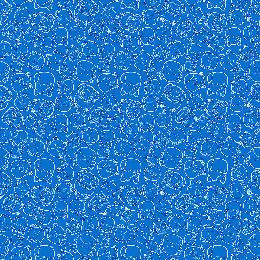 Squishmallows Outlines Blue
