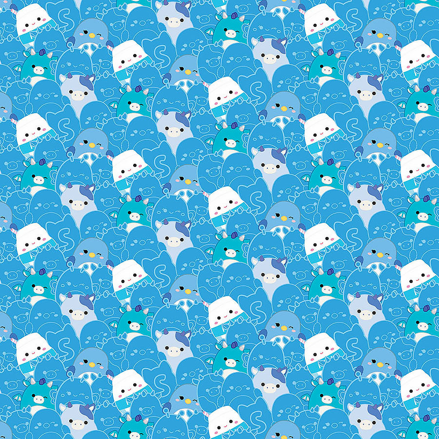 Squishmallows Packed Plushies Blue