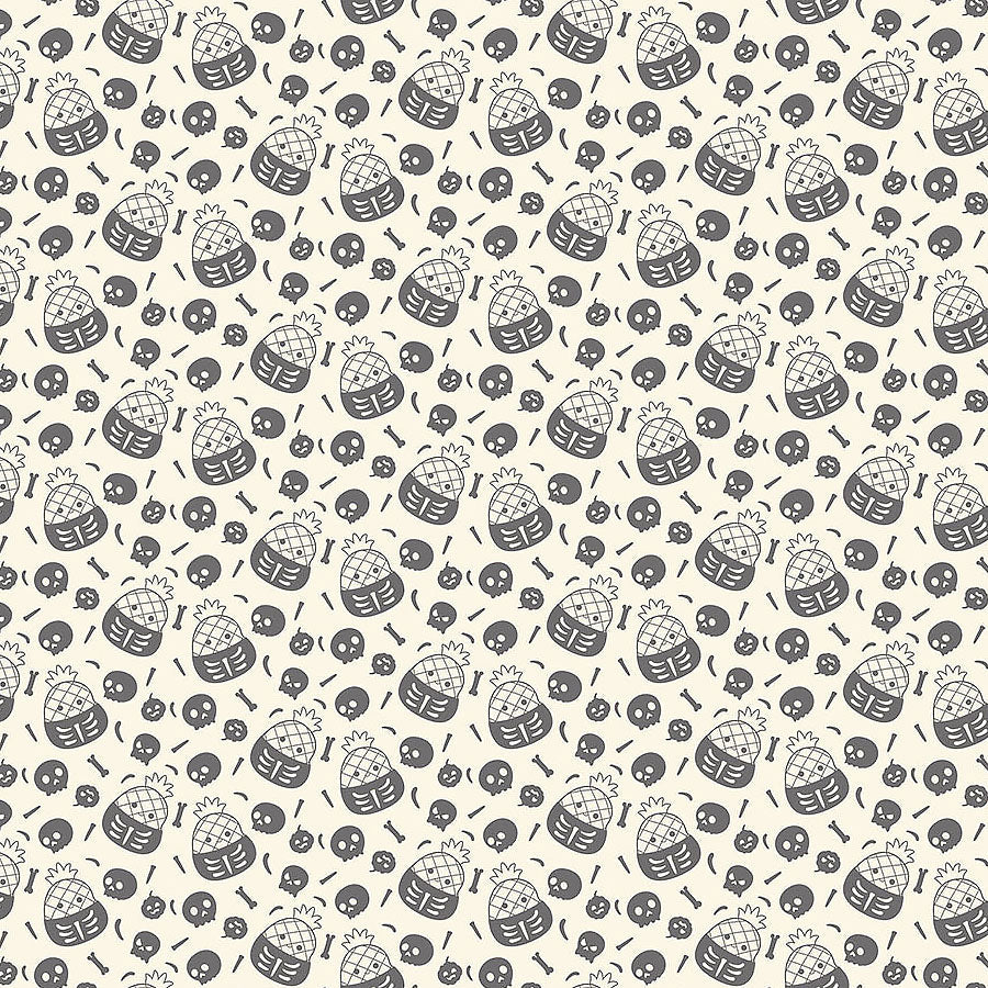 Squishmallows Boo Squad Maui Skeleton Cream