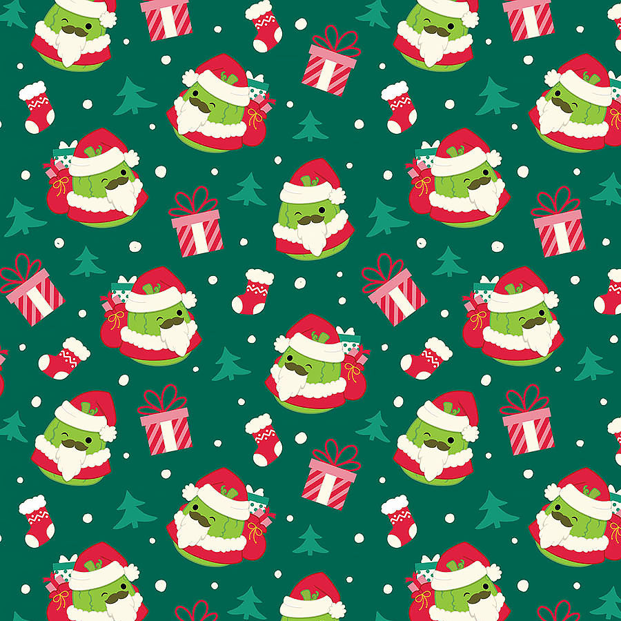 Squishmallows Squish the Season St. Pickolas Forest Green