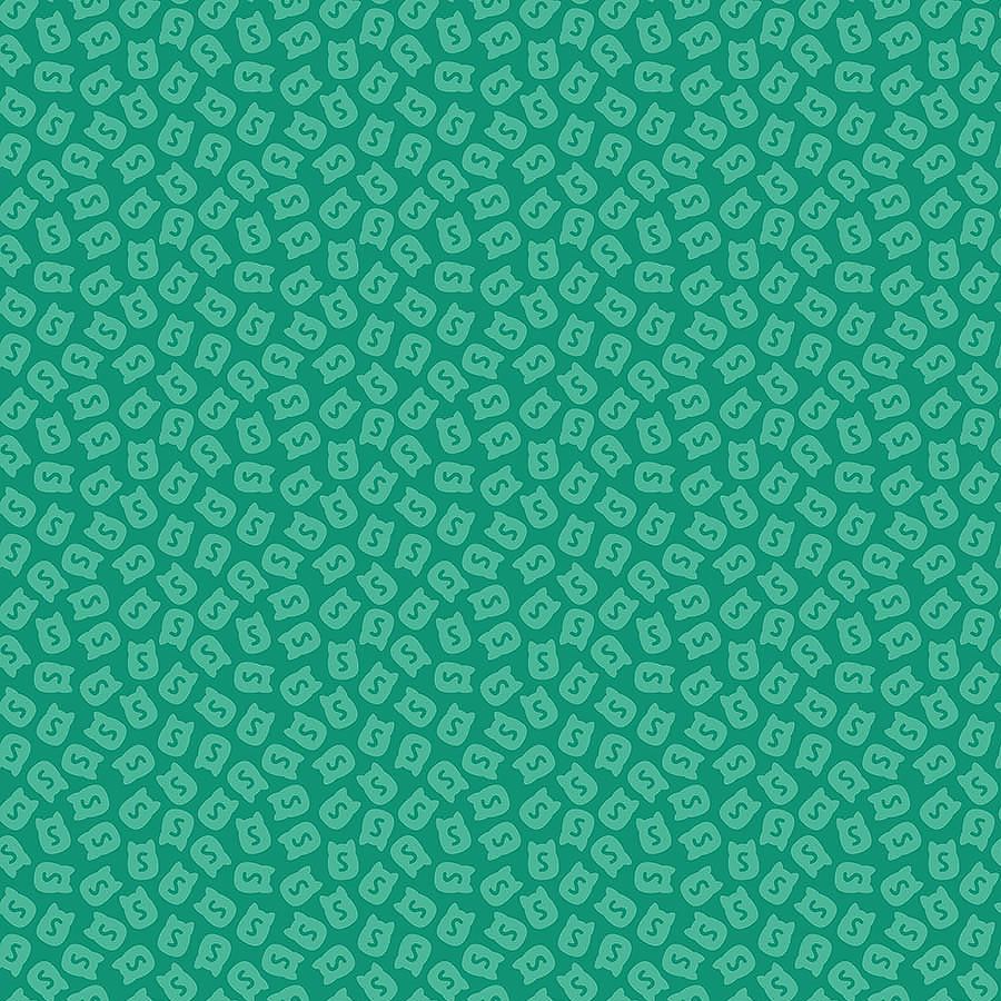 Squishmallows Squish the Season Logo Toss Spearmint