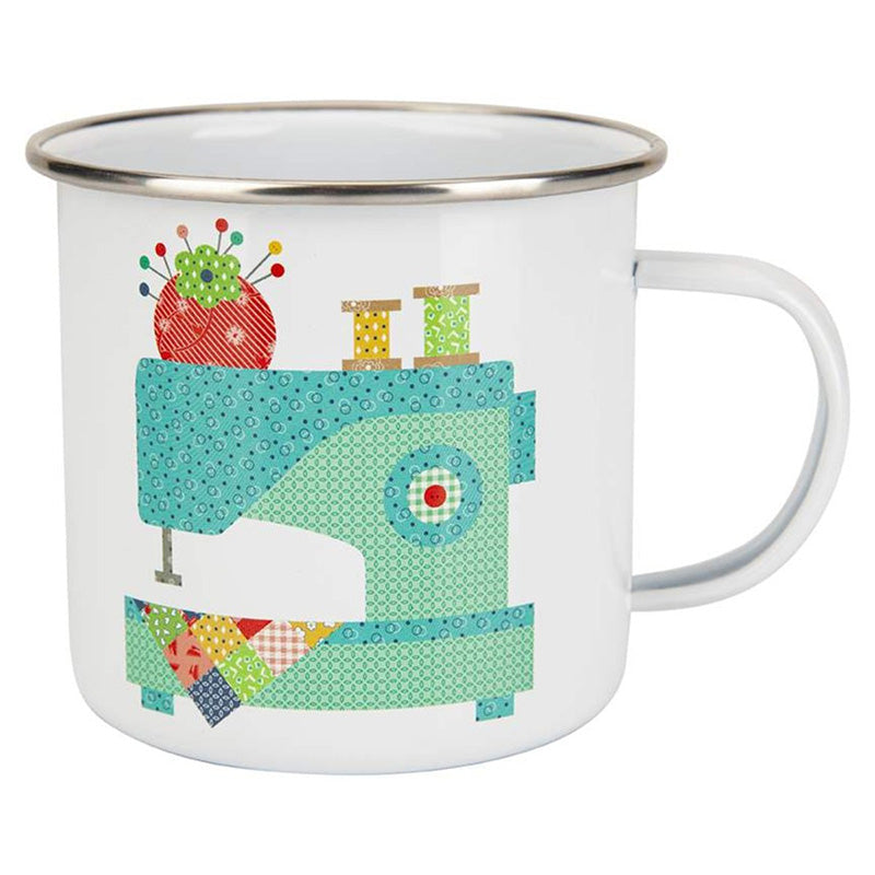 Lori Holt Vintage Happy 2 Enamel Tin Mug by Riley Blake