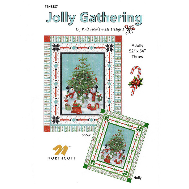 Jolly Gathering Quilt Pattern by Northcott