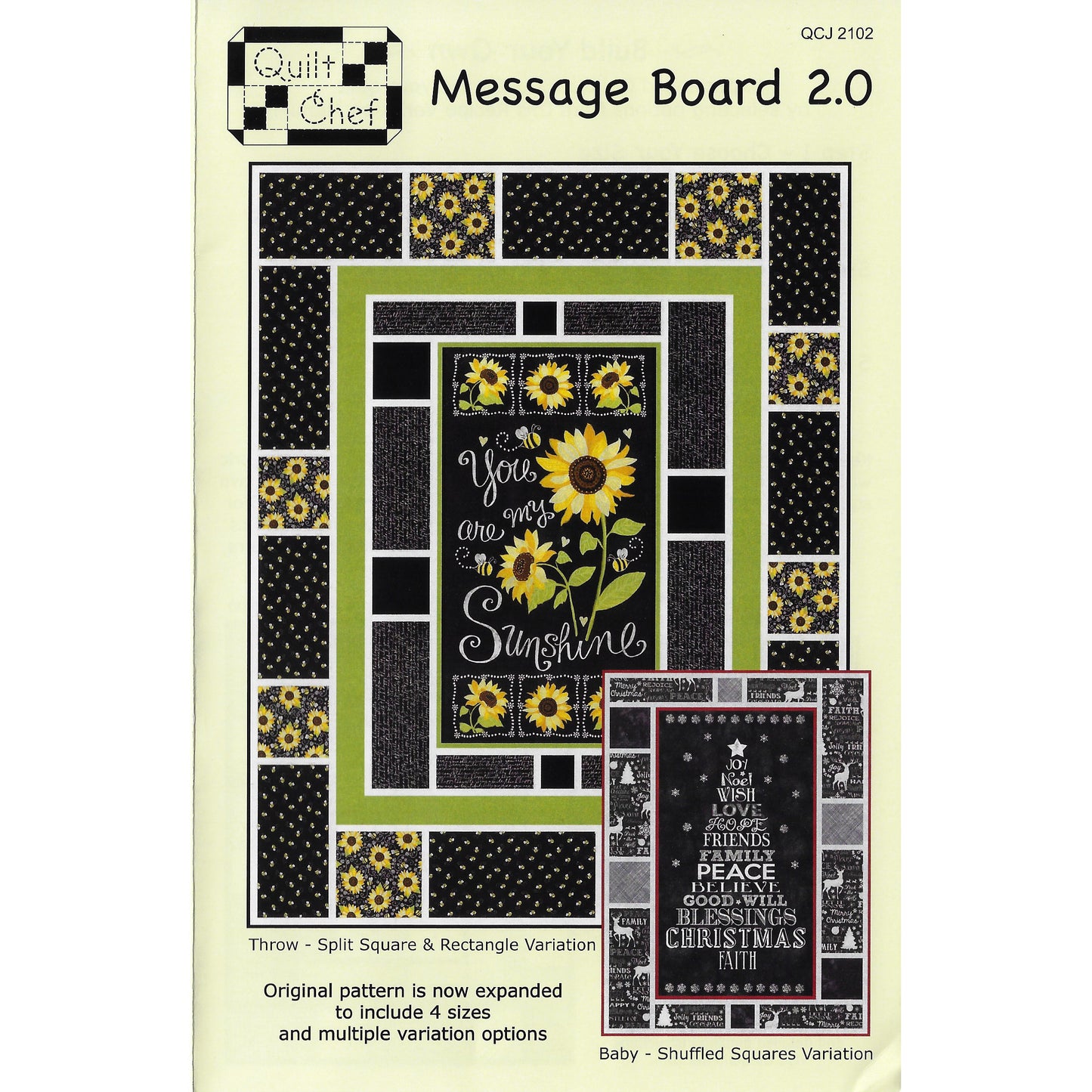 Message Board 2.0 Quilt Pattern by the Quilt Chef