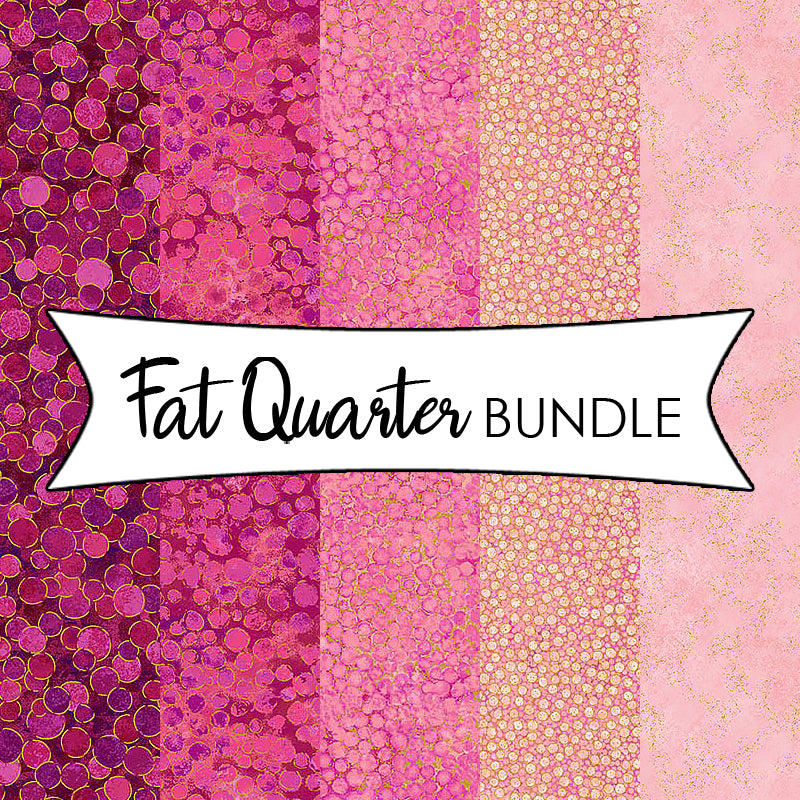 Shimmer Bubble Gum Fat Quarter Bundle