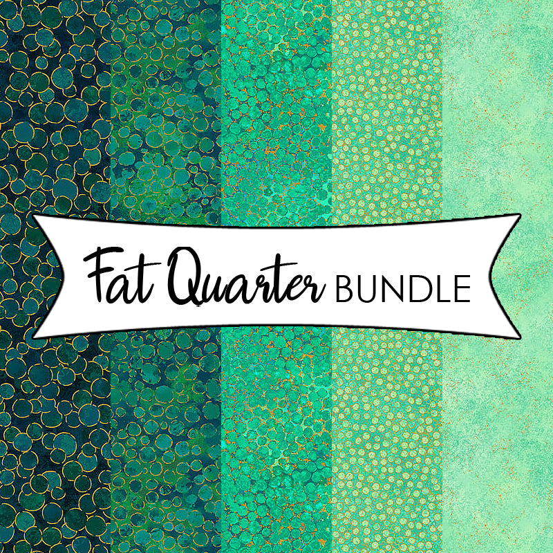 Shimmer Peacock Fat Quarter Bundle