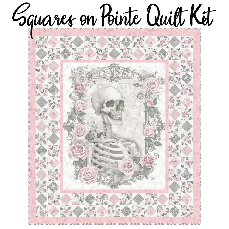 Squares on Pointe Quilt Kit with Pretty Scary from Studio E