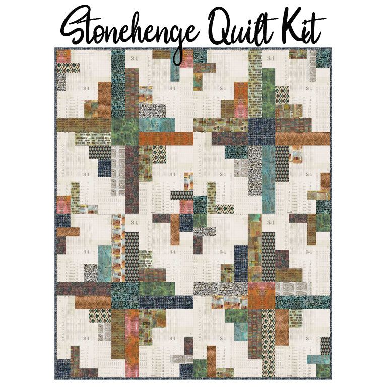 Stonehenge Quilt Kit with On Your Mark from Free Spirit
