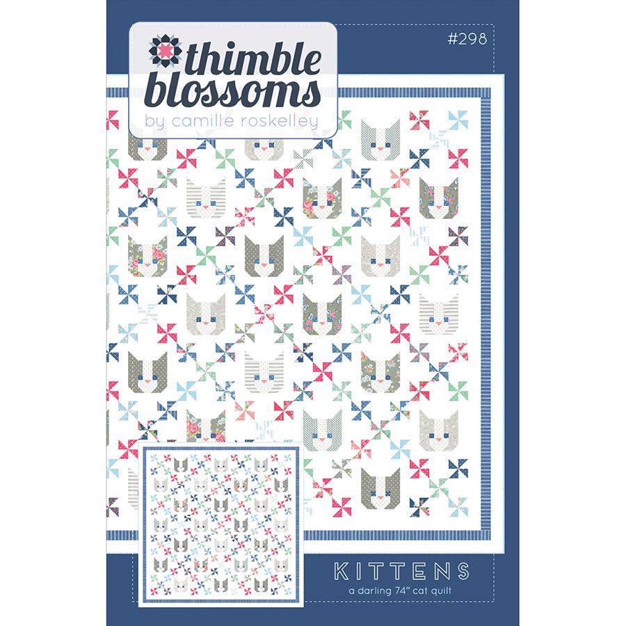 Kittens Quilt Pattern by Thimble Blossoms