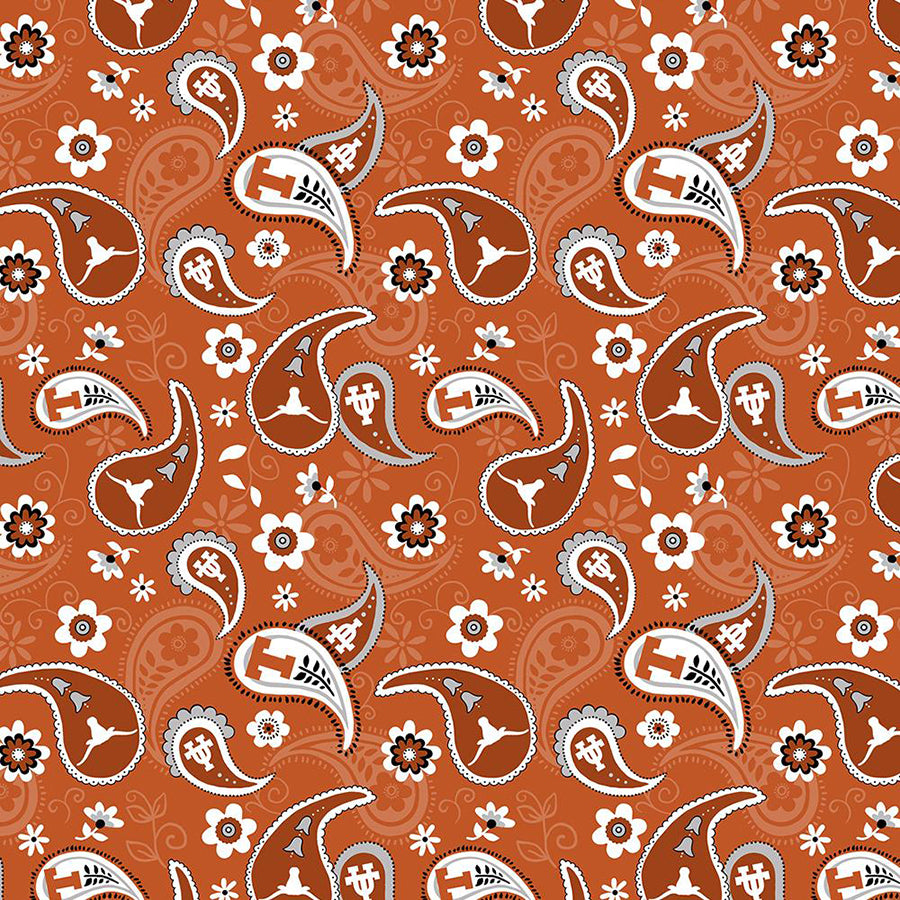 College Fabrics Texas Paisleys