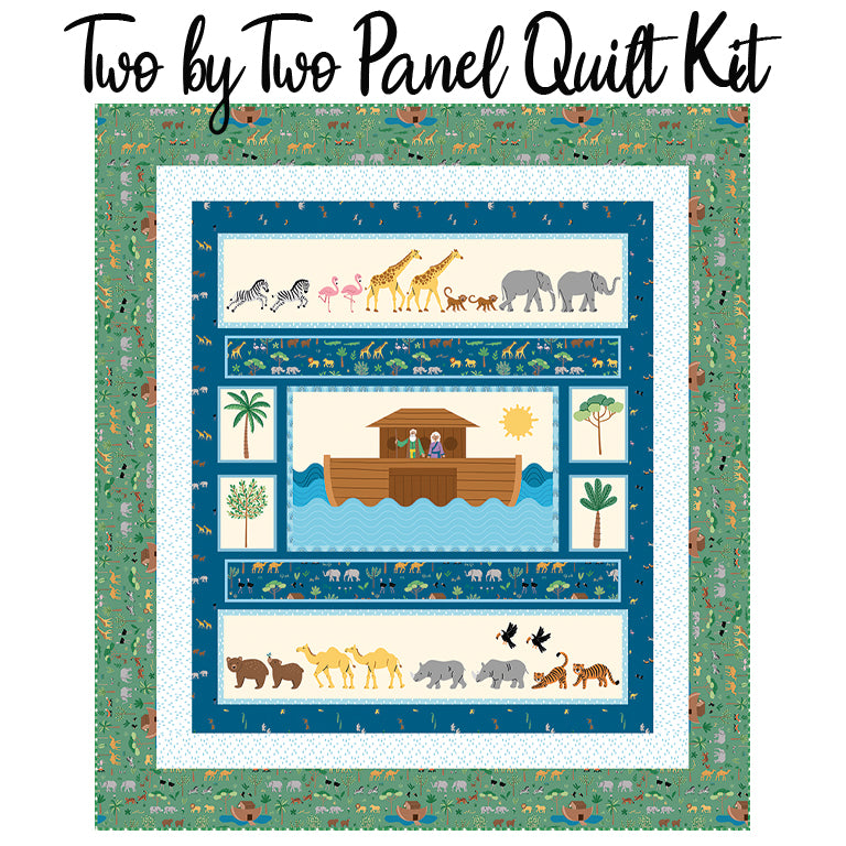 Two by Two Panel Quilt Kit from Riley Blake