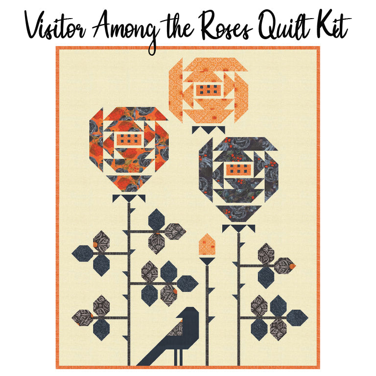Visitor Among the Roses Quilt Kit with Coven from Moda
