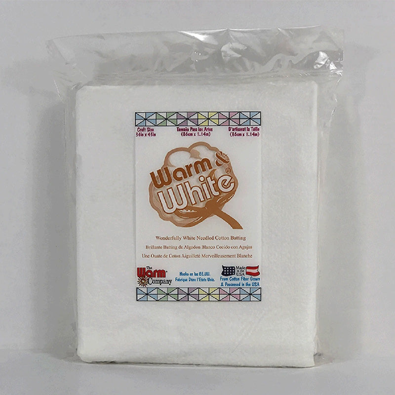 Warm & White Batting Craft Size 34 X 45 by The Warm Company
