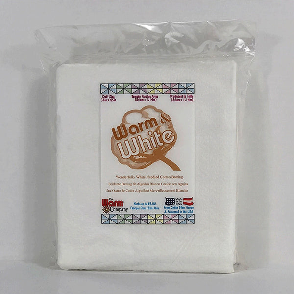Warm & White Batting Craft Size 34 X 45 by The Warm Company