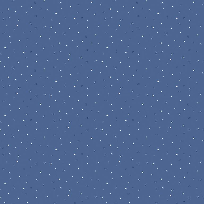 108" Wide Quilt Backing Dapple Dot Denim