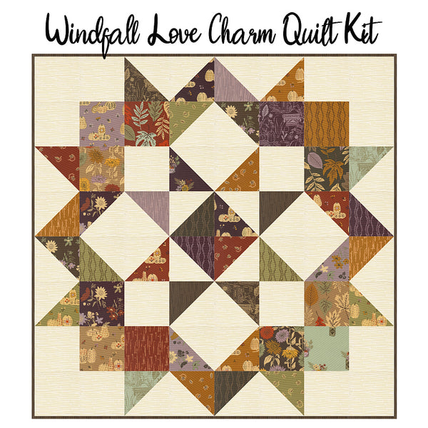 Windfall Love Charm Quilt Kit from FWFS
