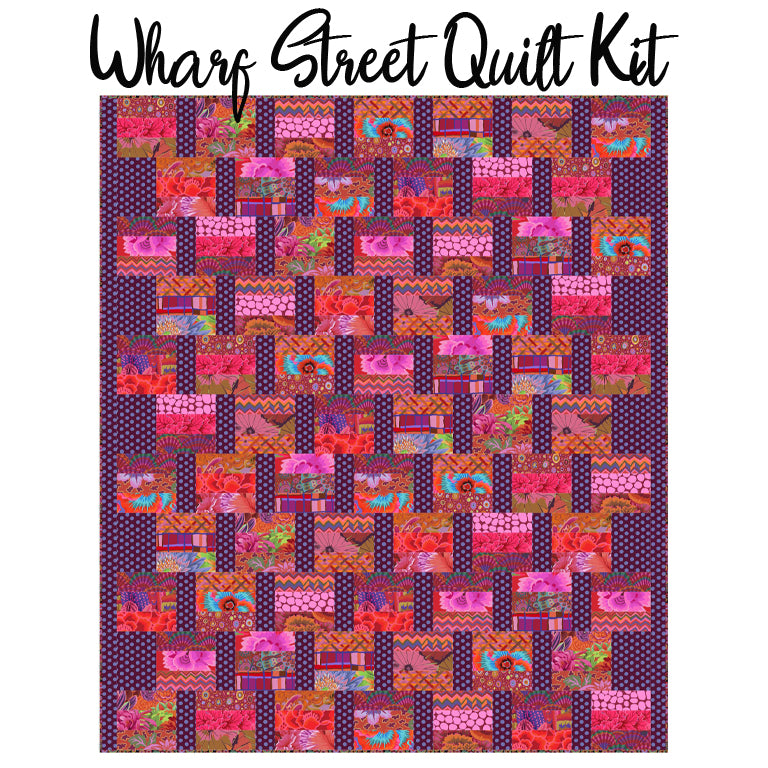 Wharf Street Quilt Kit with Kaffe Fassett Collective from Free Spirit