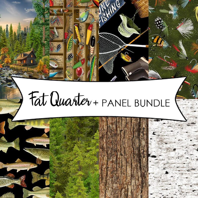 Woodland Retreat Fat Quarter + Panel Bundle