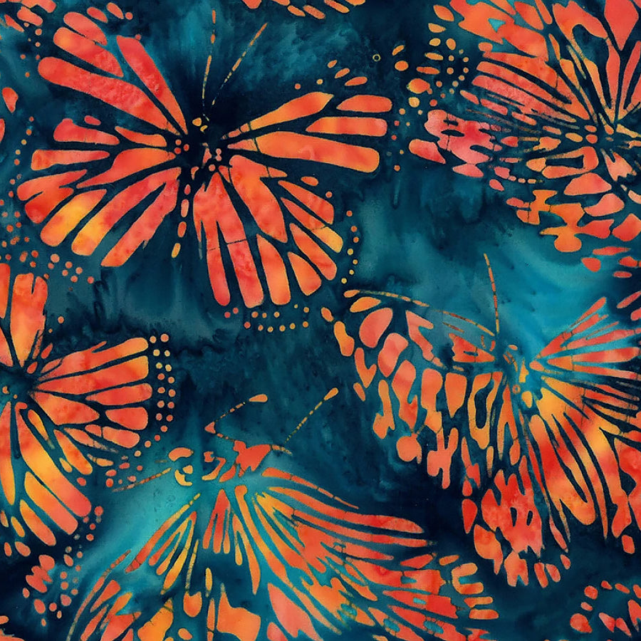 Monarch Migration Bali Batiks Butterflies Monarch