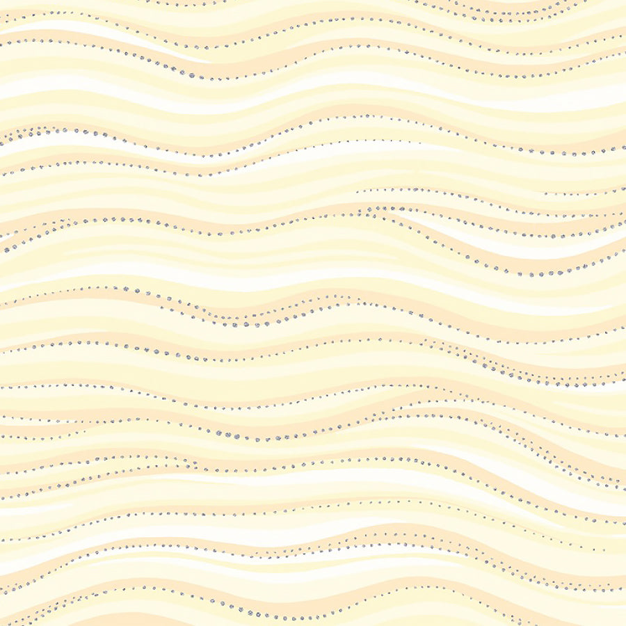 Laurel Burch Basics Wave Sand Wave Metallic