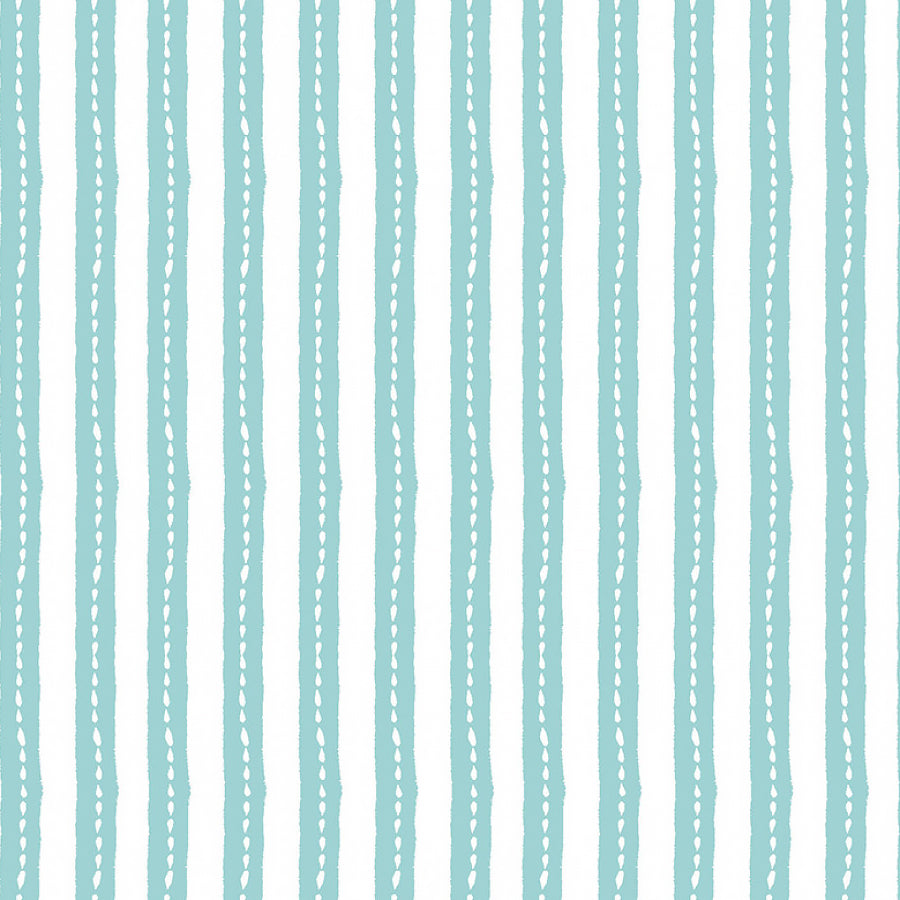 Berry Sweet Stitchy Stripe Aqua