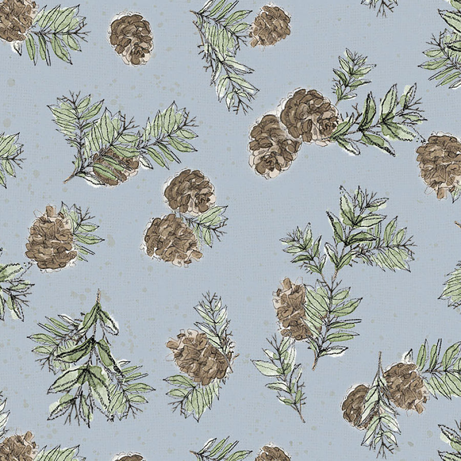 Wildwood Pine Cones Slate