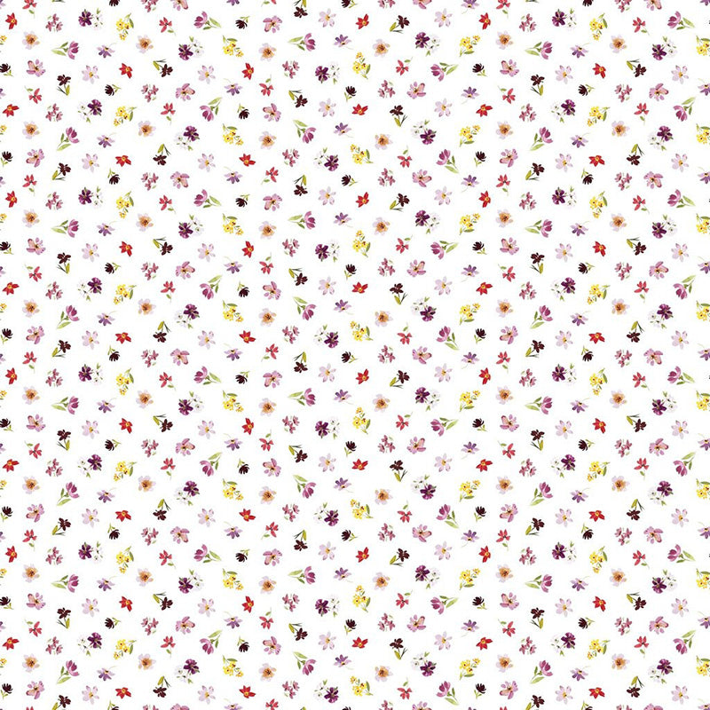 Summer Garden Ditsy White