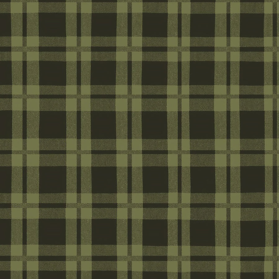 Christmas Tails Plaid Olive