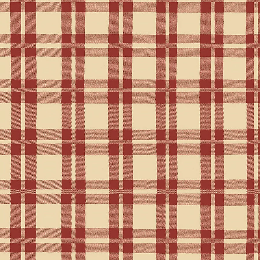 Christmas Tails Plaid Light Red