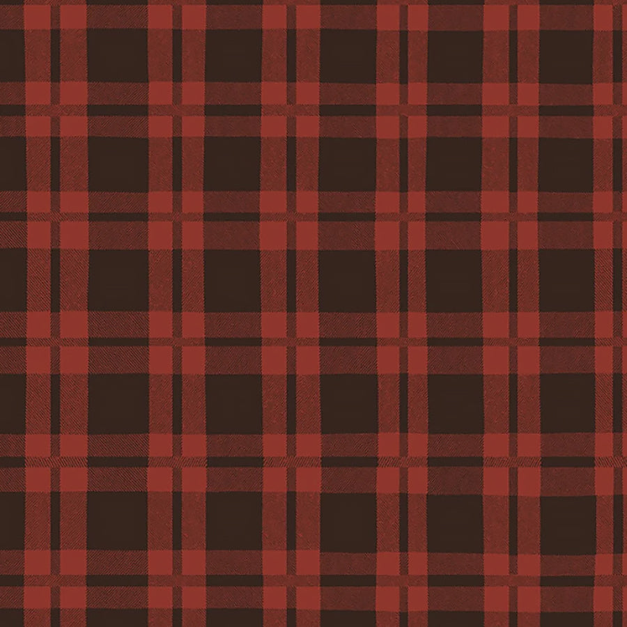 Christmas Tails Plaid Red