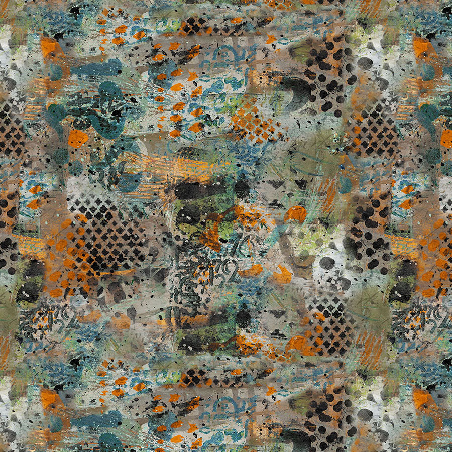 Emerald Hollow Collage Multi