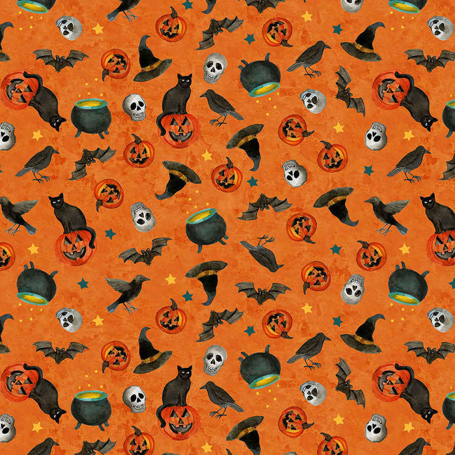 Emerald Hollow Halloween Toss Orange