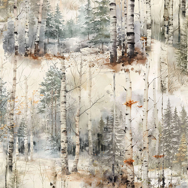 Stag and Stone Birch Trees