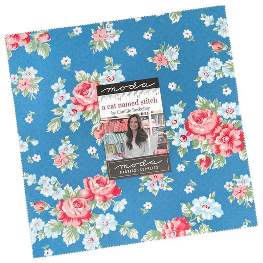A Cat Named Stitch Layer Cake - Moda from Fort Worth Fabric Studio